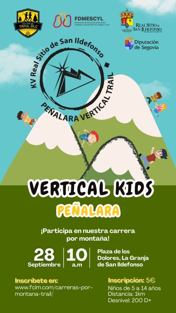 Cartel Peñalara Vertical KIDS - 2024